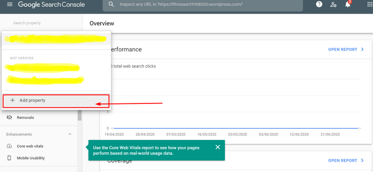 add your website to Google Search Console