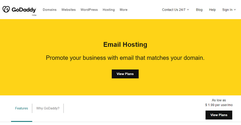 GoDaddy Email Hosting