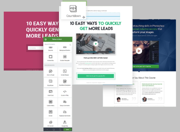 Webinar Page or Product Launch Pages