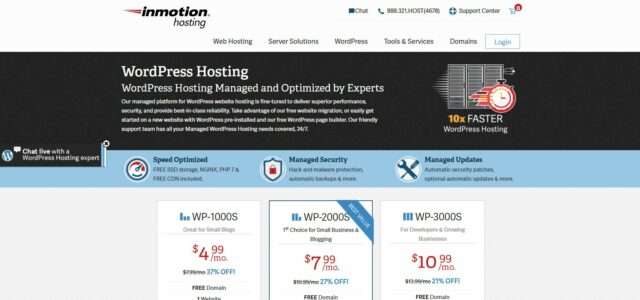 InMotion WordPress Hosting