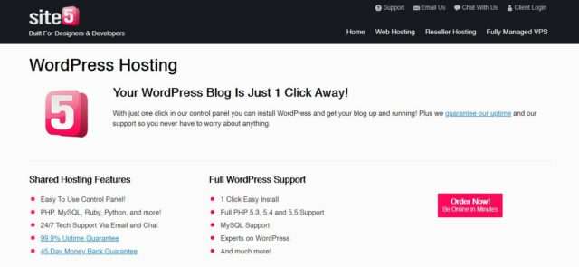 Site5 WordPress Hosting